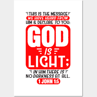 1 John 1:5 Posters and Art